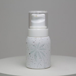 Pulverizador táctil de superficie de arena para decoración personalizada y serigrafía en caliente Cabezal de bomba de emulsión blanca Botella de vidrio de emulsión de 40ml - Product Image 2