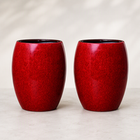 Décoration intérieure, fleurs artificielles contemporaines de luxe, pot en PP verni, durable, léger, capacité de 10 à 30 L, pour la maison, le jardin