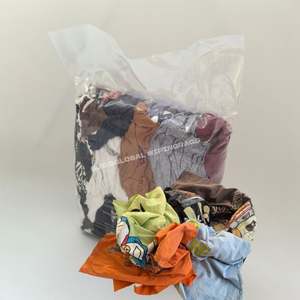 Trapos de Limpieza IMPA 232909, Trapos de Tela de Algodón, Trapos de Desecho de 25 kg para Uso Industrial Marino, Trapos de Limpieza de Color, Tipo Camiseta - Product Image 1