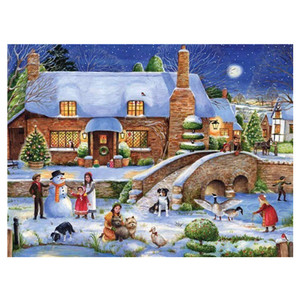 Decoración del Hogar, Mural <span class=keywords><strong>de</strong></span> Punto <span class=keywords><strong>de</strong></span> Cruz, Escena Navideña con Nieve, Pintura <span class=keywords><strong>de</strong></span> Diamantes al por Mayor, Pintura <span class=keywords><strong>de</strong></span> Diamantes 5D DIY - Product Image 5