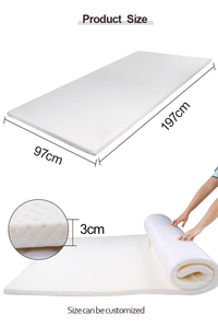 Moderne einzelne faltbare chinesische Bett Memory Foam Matratze Topper Rollbett Topper Hotel Schlafzimmer Krankenhaus Schule - Product Image 4