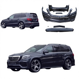 16-19 y para <span class=keywords><strong>mercedes</strong></span>-<span class=keywords><strong>benz</strong></span> <span class=keywords><strong>GLS</strong></span> 350 400 450 550 Lorins Kits de carrocería Parachoques trasero delantero Spoiler Wing Fenders Hoods Car Bumpers Grille - Product Image 1