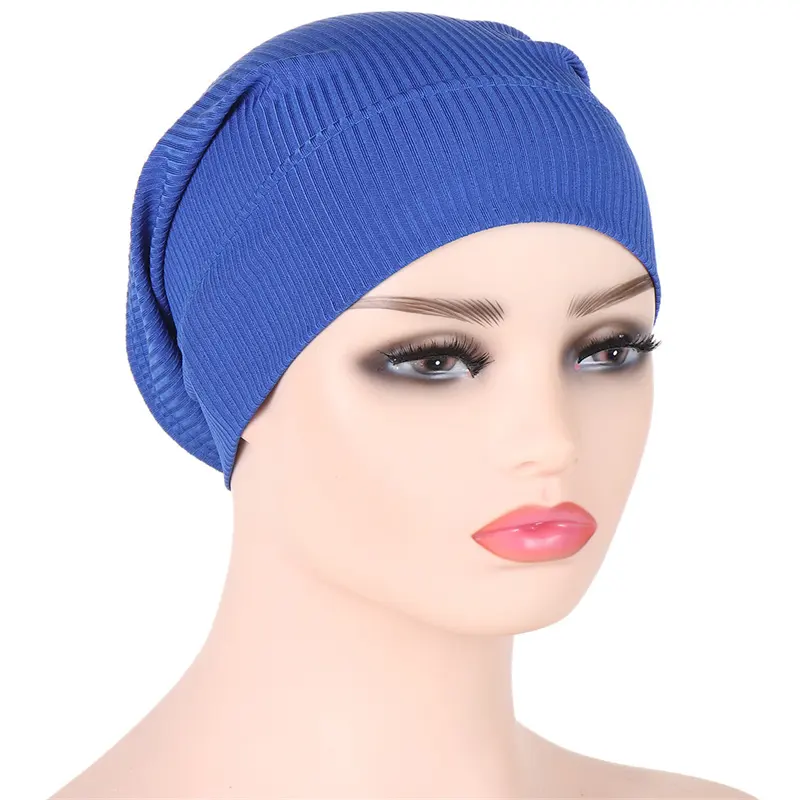 Turbante per capelli Super basso prezzo per le donne nuovo cappuccio inferiore filettato