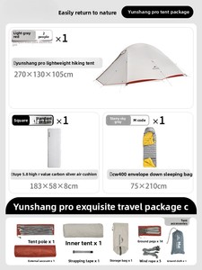 <span class=keywords><strong>Tenda</strong></span> da Escursionismo Doppia <span class=keywords><strong>per</strong></span> Esterni, <span class=keywords><strong>Attrezzatura</strong></span> Professionale <span class=keywords><strong>per</strong></span> <span class=keywords><strong>Campeggio</strong></span> - Product Image 5