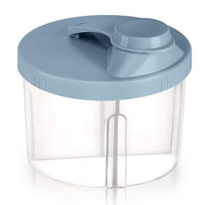 Dispensador de fórmula para bebés con 4 compartimentos giratorios sin derrames, contenedor de aperitivos para leche en polvo para bebés - Product Image 1