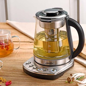 Hervidor Eléctrico de Vidrio Transparente con Infusor de Té - Product Image 1