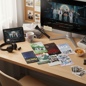 Le 4ème Mini Album de ZeroBaseOne 'Cinema Paradiso' Publication électronique K-Pop populaire Zerose Ver PhotoPostcard Book Gift - Product Image 3