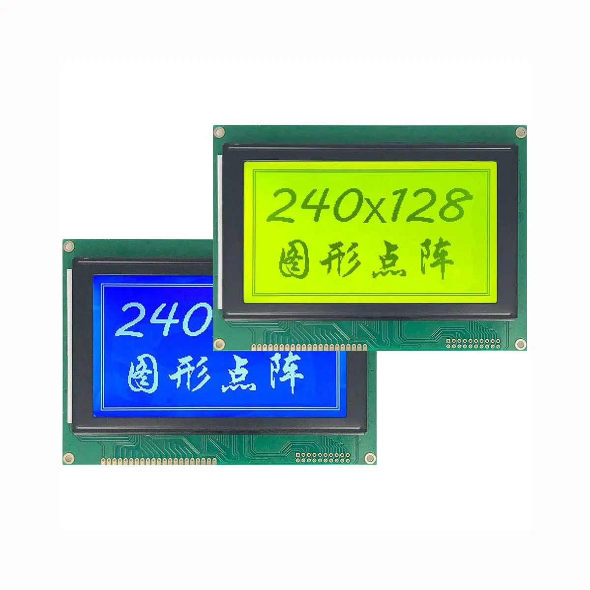 RTS-4.7 "144 x109mm 240128 240*128 RA6963 UCi6963 STN giallo verde matrice grafica modulo LCD Display pannello dello schermo retroilluminazione a LED