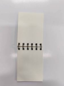 Custom Logo A6 A7 Notepads Top Spiral 80 Sheets <b>Blank</b> Small Mini Pocket Memo Pad Scratch Book - Product Image 4