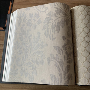 Rollos de <span class=keywords><strong>Papel</strong></span> <span class=keywords><strong>Tapiz</strong></span> Vinílico PVC con Textura Nórdica en Relieve, Diseño de Hojas Modernas <span class=keywords><strong>para</strong></span> Decoración de Paredes Interiores en Dormitorios de Hotel - Product Image 3