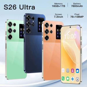 Smartphone 5G S26 Ultra 10 - Processeur 10 cœurs, Écran Super V FHD 7,3'', 16 Go + 1 To, Batterie 7800 mAh, Appareils photo 78 MP + 108 MP, Optimisé pour les jeux - Product Image 1