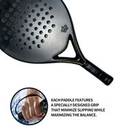 Raquette de padel QINGYU SPORT 3K en carbone, entièrement personnalisée, surface en carbone argenté 3D, finition brillante mate, EVA souple, poids moyen, en stock.