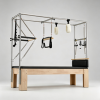 Table de Trapeze en Bois AUGER pour Pilates Commercial, Reformer Cadillac, Équipement de Fitness Professionnel pour Studio