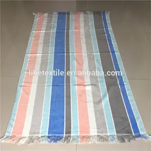 Большой размер белая кисточка пользовательский дизайн жаккардовое пляжное полотенце велюровая хлопковая печать полотенце