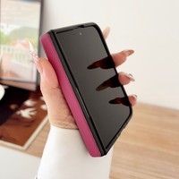 Coque arrière magnétique en PU effet denim tendance pour iPhone Duo, compatible avec la charge sans fil, antichoc, en cuir, pour iPhone 18 Duo