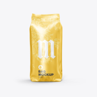 Sac en papier OEM personnalisé en usine avec huit joints latéraux, pochette à fond plat refermable pour l'emballage alimentaire des produits secs de riz-sac en plastique