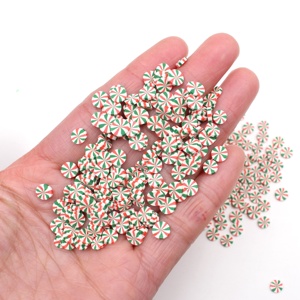 Mejor Precio 1KG Arcilla Polimérica No Tóxica en Rodajas de Caramelo de Menta, Figuras de Slime, Dulces con Patrones, Chispas, Accesorios DIY para Niños - Product Image 3