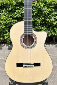 <span class=keywords><strong>Guitarra</strong></span> Flamenca Eléctrica Aiersi, Totalmente de Ciprés Sólido - Product Image 3