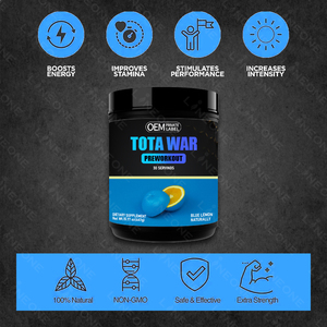 Gran oferta, alta calidad, personalización posterior, bebida privada antes del entrenamiento en polvo, soporte energético de <span class=keywords><strong>amino</strong></span>ácidos Oem H - Product Image 2