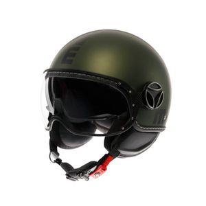 Casco Moto Momodesign Jet Verde in Policarbonato XL - Product Image 1