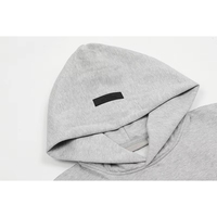 Ensemble de survêtement en coton pour homme, 380 GSM, molleton épais, pull à capuche et pantalon de jogging, logo personnalisé, hiver