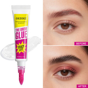 Gel à sourcils <span class=keywords><strong>transparent</strong></span> liquide longue durée imperméable à l'eau, marque propre personnalisée en gros, gel à sourcils avec brosse - Product Image 3