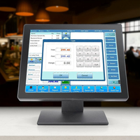 Dépanneur 17 ''Jusqu'à écran large POS Machine tactile personnalisée 17'' Système EPOS Caisse enregistreuse