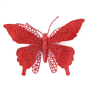 3d High Quality Big <b>Butterfly</b> Christmas <b>Decorations</b> <b>Party</b> and Banquet Ornaments Golden White and Pink <b>Butterfly</b> Decors - Product Image 5