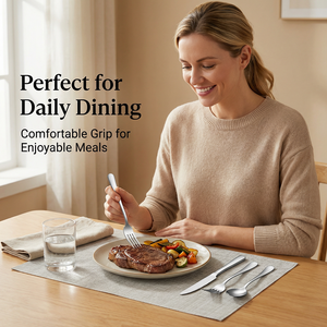 Set di Posate in Acciaio Inossidabile da 4 Pezzi, Lavabile in Lavastoviglie, Finitura a Specchio, per <span class=keywords><strong>Casa</strong></span> e Ristorante - Product Image 2