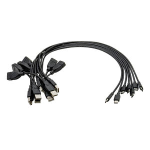 Otg Usb Host Power Converter Y Splitter Usb Adapter Usb2.0 Kabel Naar Type C Mannelijke Vrouw 2 In 1 Pvc Kabel - Product Image 6