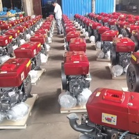 Moteur diesel monocylindre refroidi par eau ZS1100, 12 CV, 11,03 kW, norme d'émission Euro 3, démarrage électrique, démarrage par lanceur, facile à utiliser