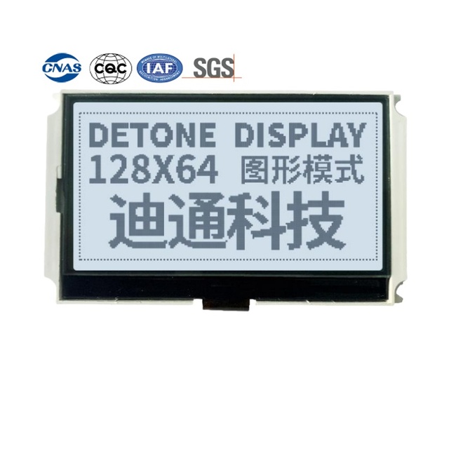 Manufacturer high quality monochrome12864 graphic ST7565R cog lcd display custom module 128*64 storage cabinet screen