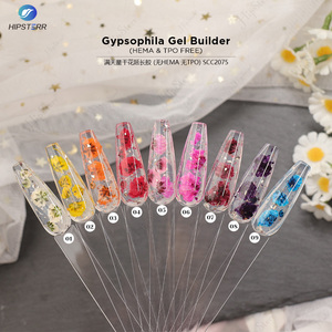 Low Heat Gypsophila Gel <b>Builder</b> HEMA & TPO FREE Dry Flower Nail Extension Gel Non Toxic <b>Builder</b> in a Container Custom Logo - Product Image 2