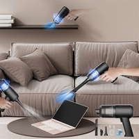 Aspirateur sans fil électrique portatif léger rechargeable par USB à forte aspiration pour voiture, maison, hôtel