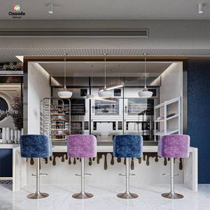 ออกแบบร้านชานมไข่มุกสไตล์คัสตอมสุดเก๋ |   เคาน์เตอร์บาร์แบบปรับแต่งได้พร้อมจอ LED แสดงผล โซลูชั่นร้านเครื่องดื่มทันสมัยแบบครบวงจร - Product Image 2