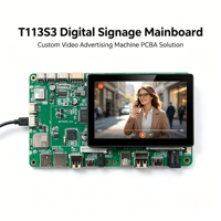 Carte mère de signalisation numérique: amplificateur audio intégré, lecteurs d'écrans LVDS/EDP/MIPI, module 4G/5G LTE, système de publication à distance