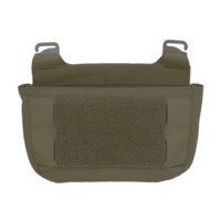 Pochette kangourou avant de grande capacité de style pharaon, pour porte-plaque, détachable. Gilet tactique avec crochet rapide en forme de G