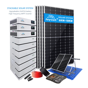 Sistema de Energía Solar Residencial Apilable de 18KW, Baterías de Almacenamiento de Energía Híbridas de 300Ah 200Ah 48V MPPT CAN IP65 - Product Image 4