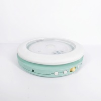 Jouet enregistreur CD en bois avec 5 disques, lumière LED et son, facile à utiliser, inspiration musicale, jouet éducatif précoce pour enfants européens