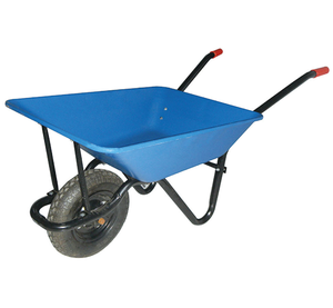 एकल न्यूमेटिक व्हील के साथ उच्च गुणवत्ता वाले मानसिक व्हीलबैरो wb4211 - Product Image 1