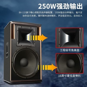Altavoz Shile Bx 115 de 500W para Escenarios, Conferencias, Bodas y Eventos al Aire Libre - Product Image 3