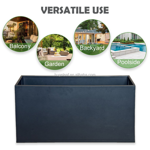 กระบะปลูกผักทรงสี่เหลี่ยมสูงแบบชิ้นเดียวประกอบง่าย ทำจากเหล็กชุบสังกะสี สำหรับปลูก<span class=keywords><strong>ผัก</strong></span>รากลึก - Product Image 4