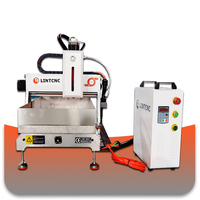 400*600mm cnc pierre routeur machine 4 axes 500w 800w 3d laser sculpture sur bois pour bois mousse eps moule à vendre en Chine