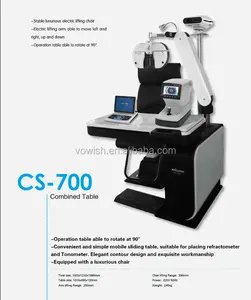 Unit refraksi oftalmik gabungan CS-700 meja, unit kursi oftalmik penjualan terbaik