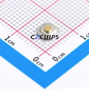 BX-TS-26-4417TT Tactile Switch SMD-4P,4x4mm Switch Single Pole Single Throw Round Button Vertical Mount 4mm - Product Image 1