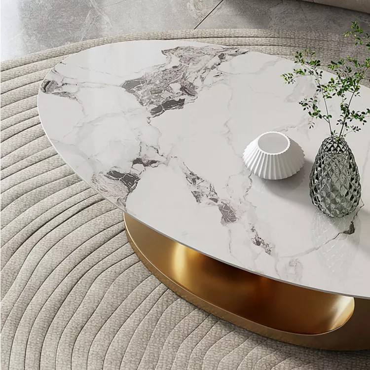 Marble Function Wholesale Italian Design Light Luxury Natural Marble Coffee Table