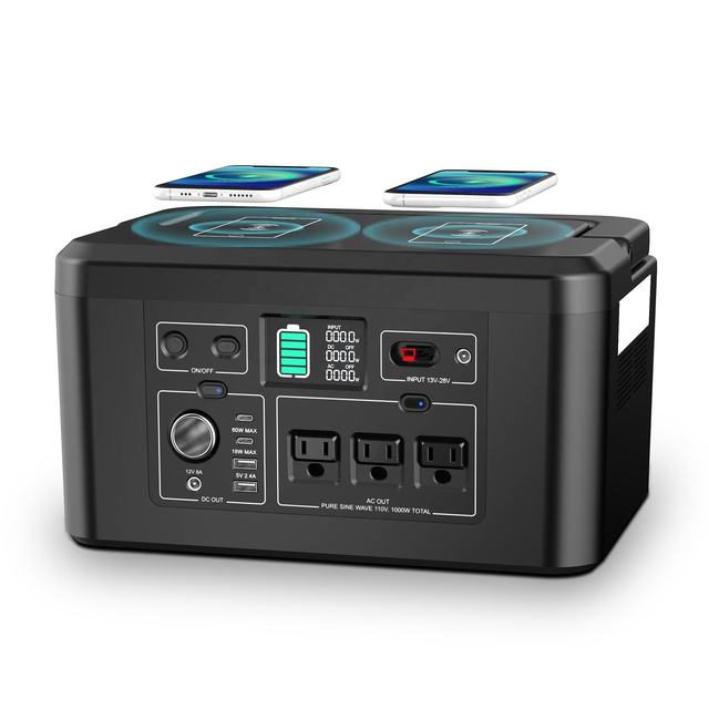 Hot Sale 1000w Portable Power Station Solar Generator Wide Application All-matching Energy Storage Home Camping Genera