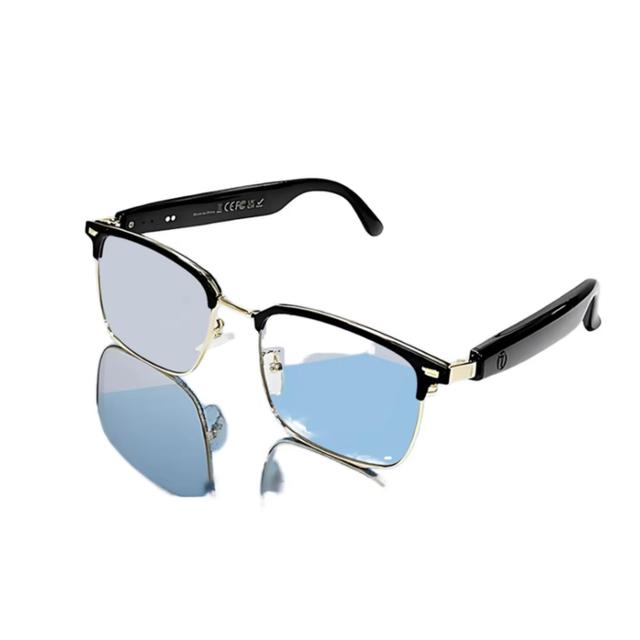 2026 AI Translator Smart Audio for BT Glasses GS13 High-End Business Wearable Blue Light Color Changing Lenses Listening