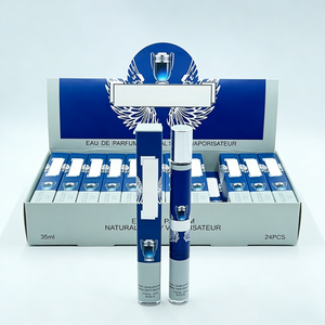 Profumo in Vetro da <span class=keywords><strong>Uomo</strong></span> 35ml, Formato Mini da Viaggio, Fragranza Naturale Ecologica a Lunga Durata per Uso Quotidiano Estivo - Product Image 3