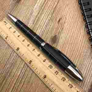 Bolígrafos de Metal con Rejilla Negra, Escritura Suave, Duraderos, Regalo Promocional de Oficina, Artículos de Papelería - Product Image 3